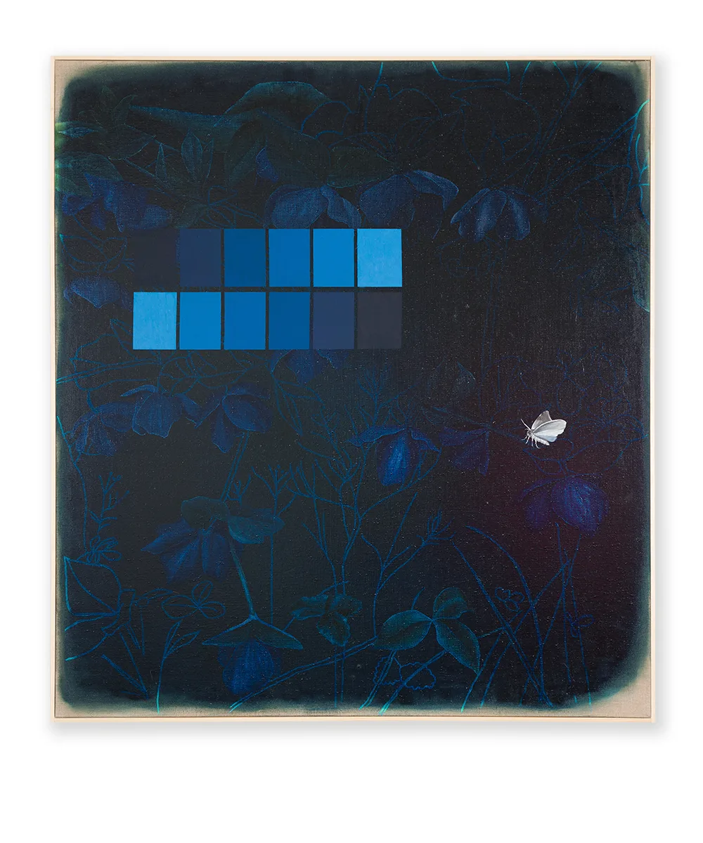 Sad for spring, 2022, oil on linen, 110 x 100 cm